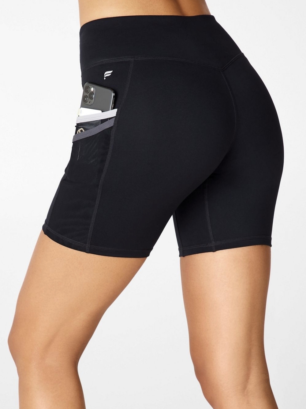 Fabletics Trinity Mid Rise 7" Shorts - Picture 2 of 11